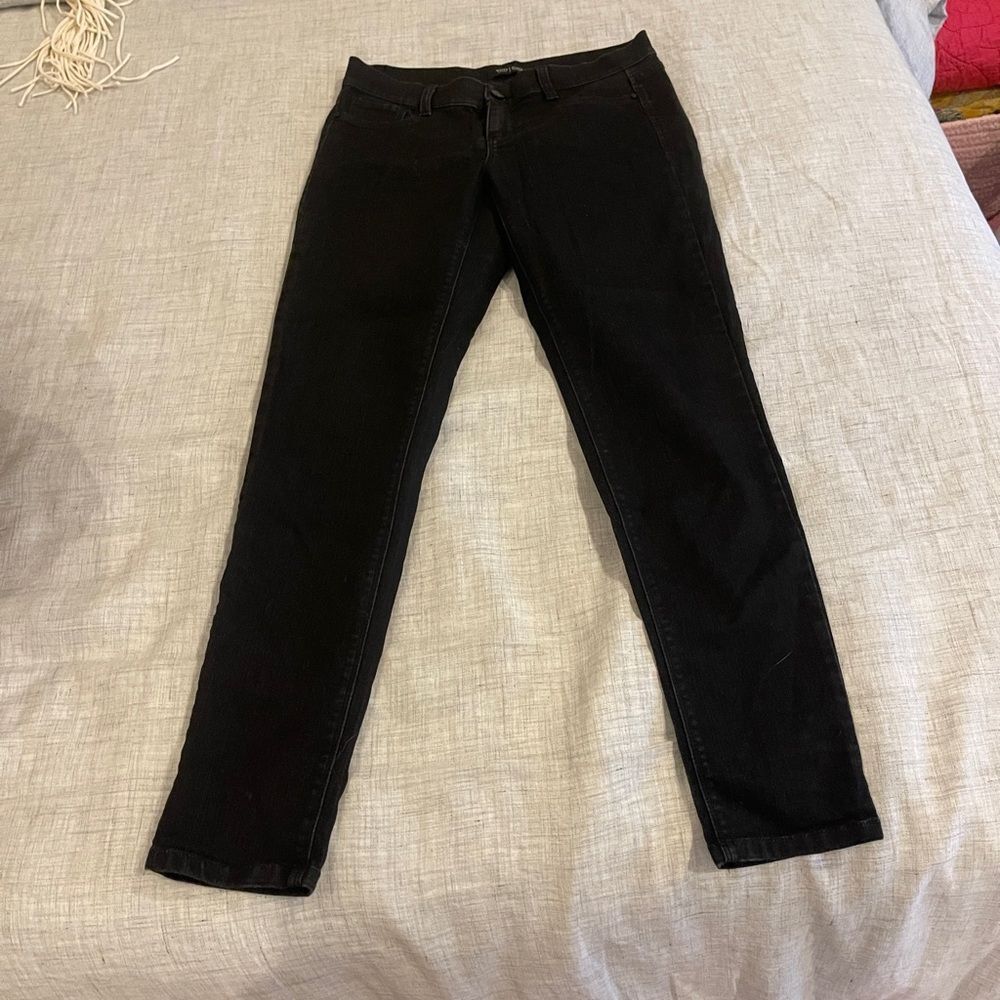 White House Black Market Women's Black Skinny Jeans